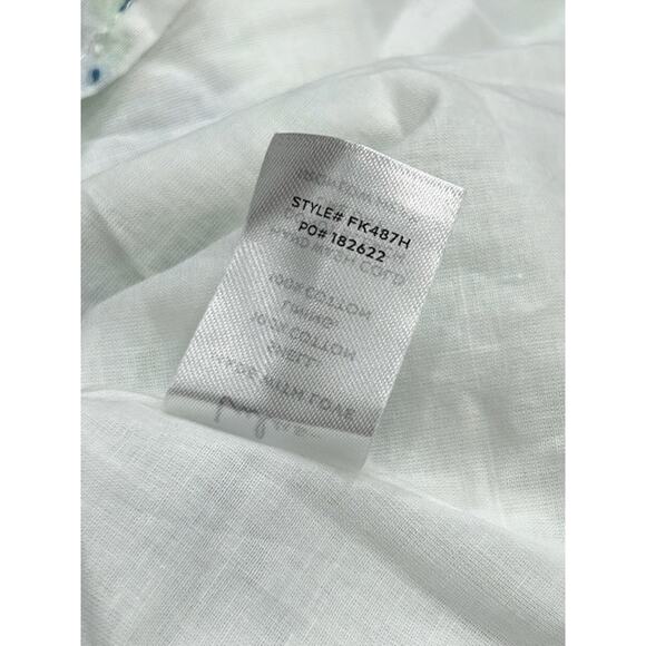 Lulus Womens Floral Swiss Dot Mini Skirts Smocked Waist Ruffled White Size XL - Picture 6 of 8